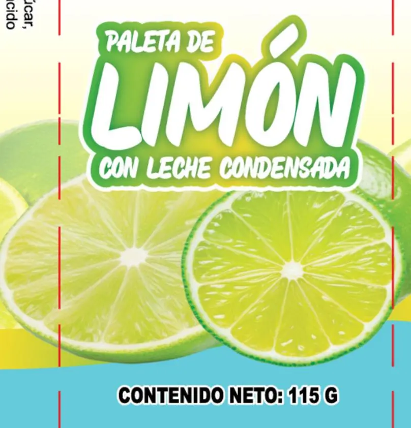 Paleta Limon condensada