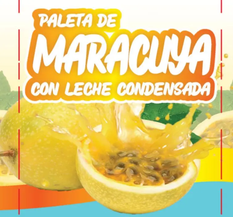 Paleta Maracuya condensada