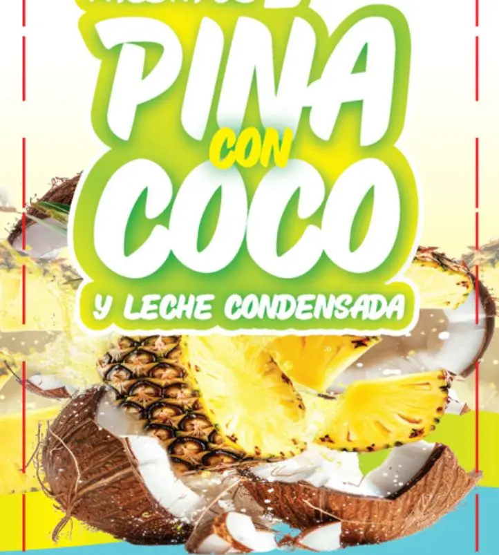 Paleta Pina Coco condensada